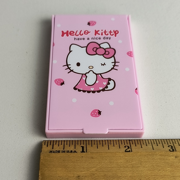 Novelty Rectangular Mirror & Comb Pink - Picture 10 of 11